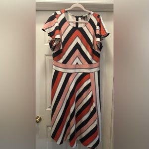 Ashley Stewart plus size midi dress 18W